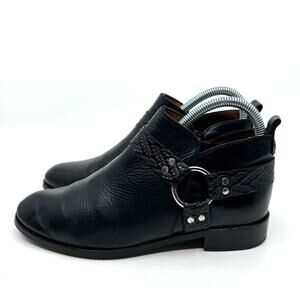 Marroqui Sanchez Black Harness Western Booties Women's 37 EU